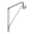 Stanley Stanley Hardware Bracket Shelf/Rod Chrome Fin S822-091 2049195